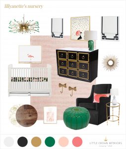 hollywood regency nursery edesign