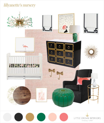 hollywood regency nursery edesign