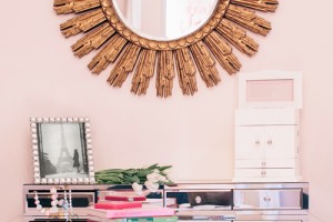 Pink girl's bedroom