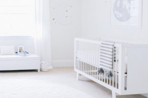 All White Nursery by Little Crown Interiors