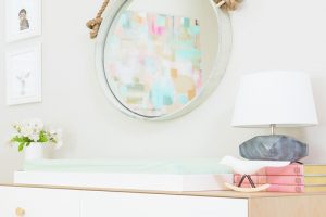 neutral pastel nursery