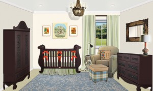 traditional boy nursery design