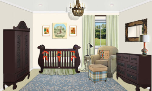 traditional boy nursery design