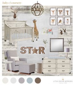 Nursery E-Design | Little Crown Interiors