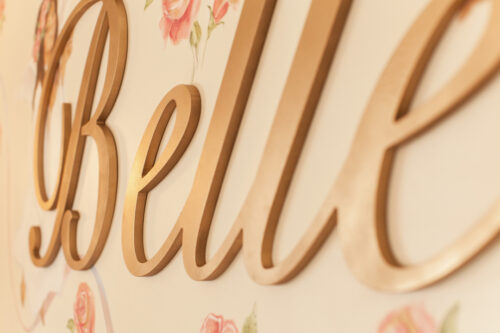 custom wood wall letters