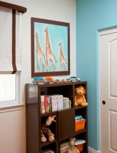 modern aqua nursery