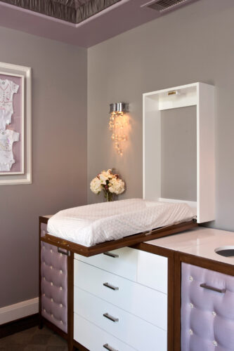 lavender and grey nursery