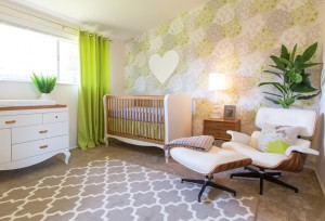 modern mid century nursery