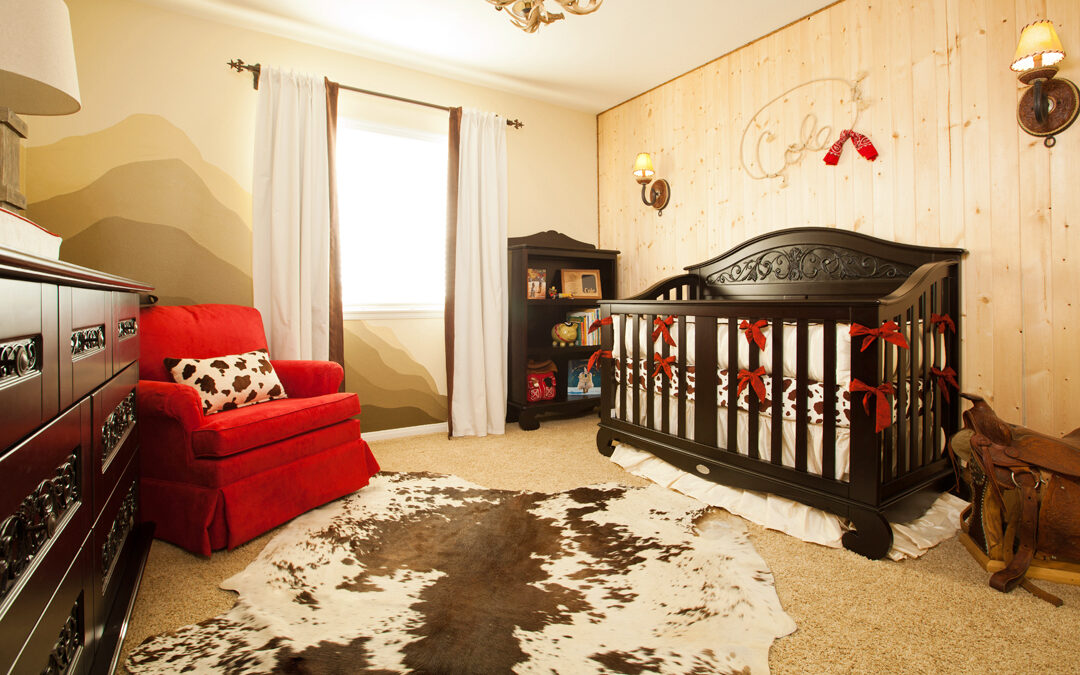 rustic western nursery Little Crown Interiors