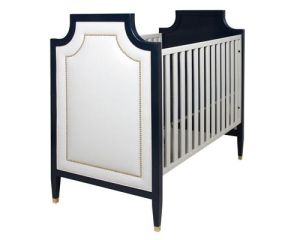 White Upholstered Crib