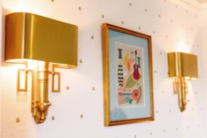 modern gold sconces