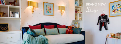 Navy boy's bedroom design