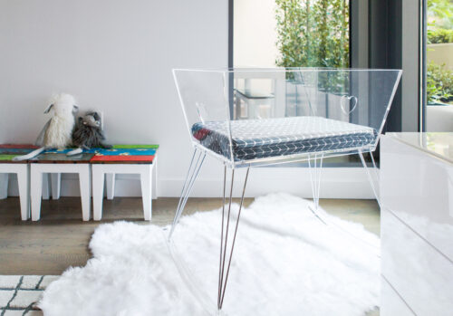 acrylic bassinet