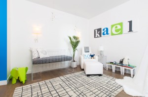 Minimalist modern nursery