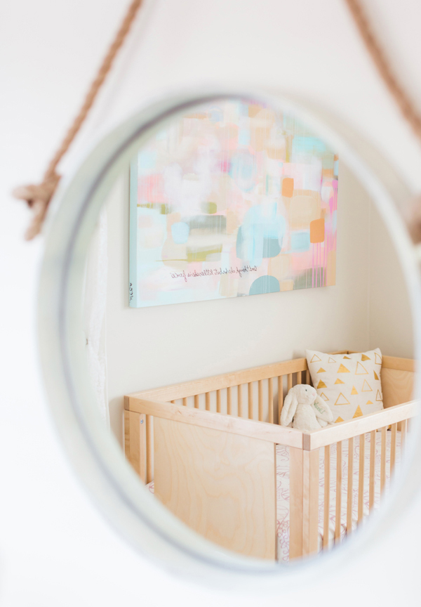Nursery Wall Mirror | Little Crown Interiors
