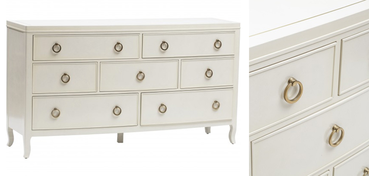 e-design ivory dresser