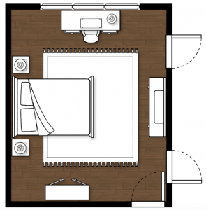 e-design floor plan