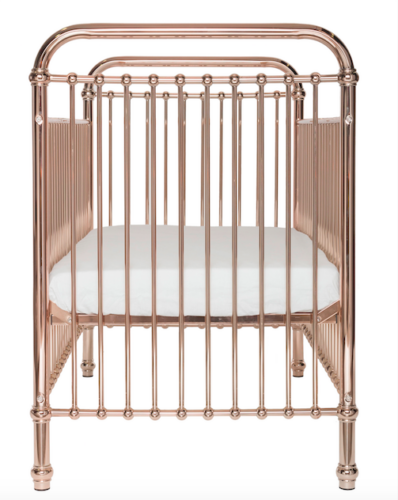 Metallic Rose Gold Crib