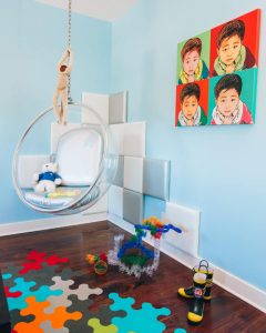 Modern Boy's Bedroom by Little Crown Interiors