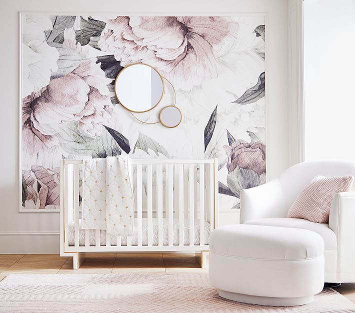 Nursery Design Board Inspired by PB Modern Baby