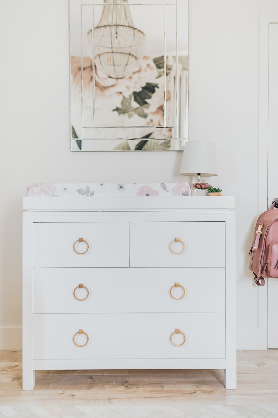 Jessi Malay's Floral Nursery | Little Crown Interiors