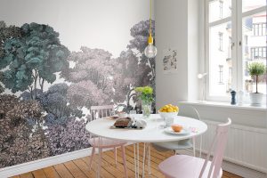 Rainbow Forest Wall Mural | Little Crown Interiors Shop