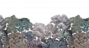 Rainbow Forest Wall Mural | Little Crown Interiors Shop