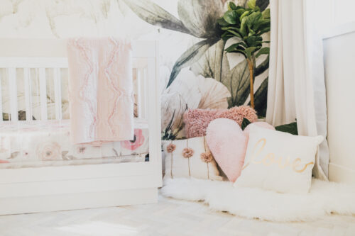 Jessi Malay's Floral Nursery | Little Crown Interiors