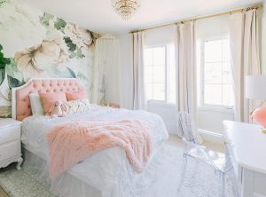 2018 Nursery Trend: Large Floral Wallpaper