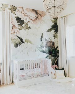 2018 Nursery Trends: Floral Wallpaper