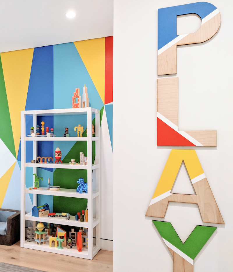 Colorful Playroom Design by Little Crown Interiors