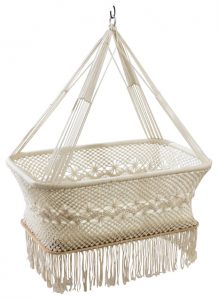 Beautiful Bassinets | Macrame Hanging Bassinet