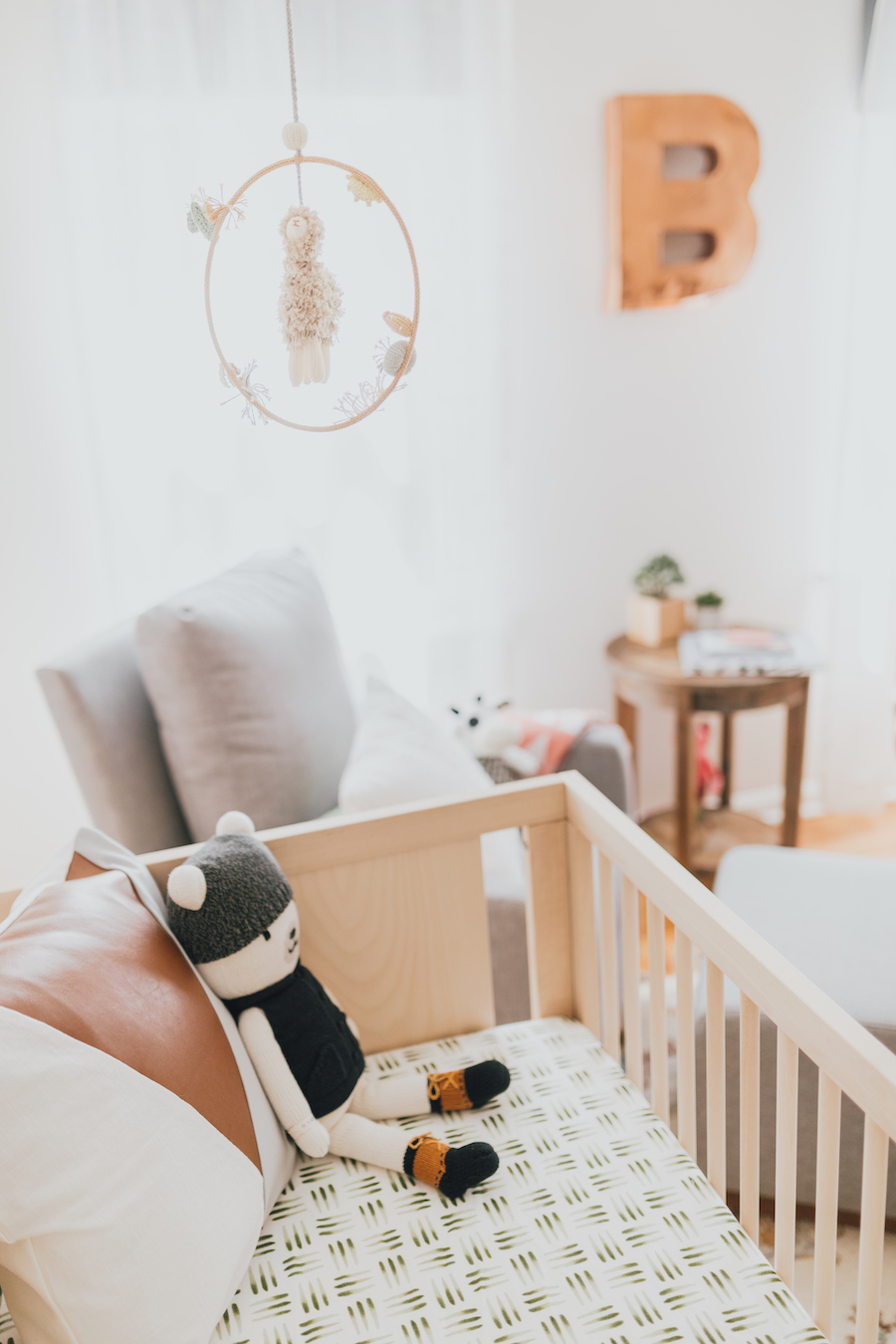 Eclectic Modern Nursery Design | Little Crown Interiors