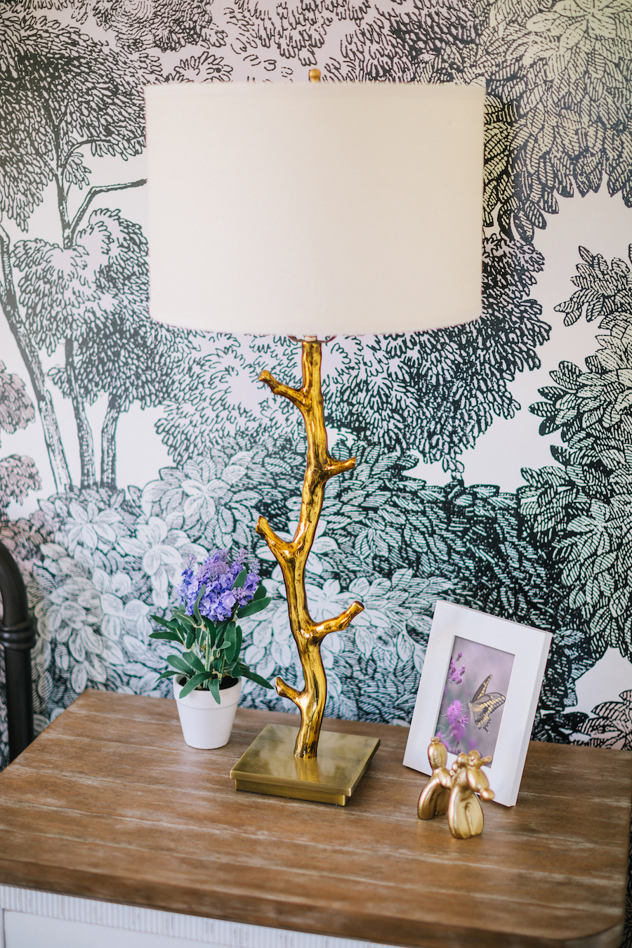 Lavender Girl's Bedroom in Newport Beach by Little Crown Interiors