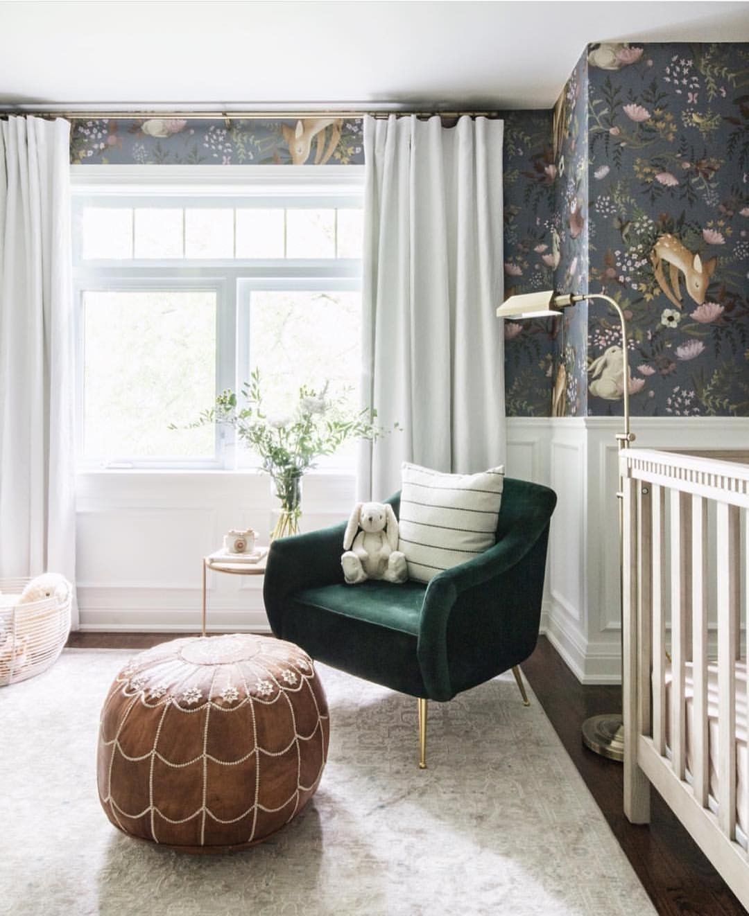 My Favorite Nursery Wall Murals | Little Crown Interiors