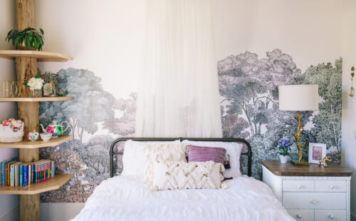 Lavender Girl's Bedroom by Little Crown Interiors