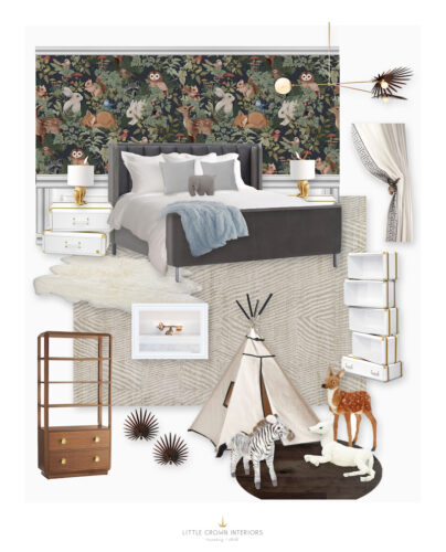 Luxury Boy's Room E-Design by Little Crown Interiors