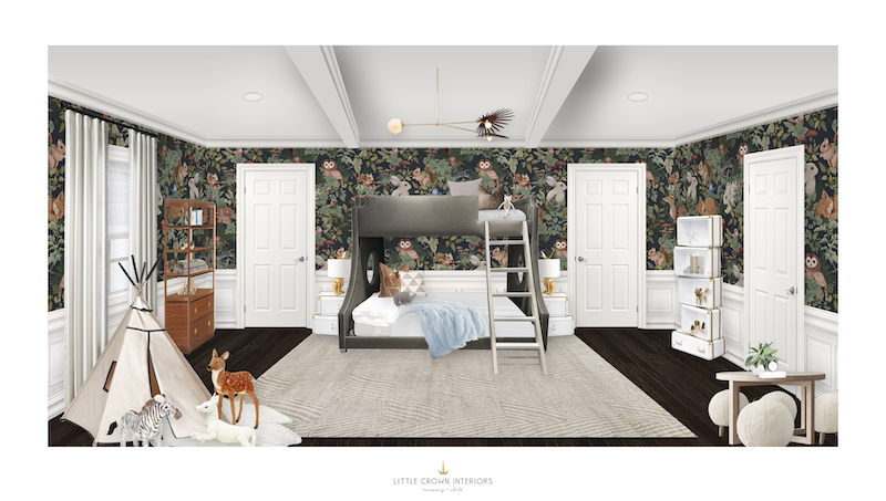 A Modern Woodland Boy’s Room Design Reveal