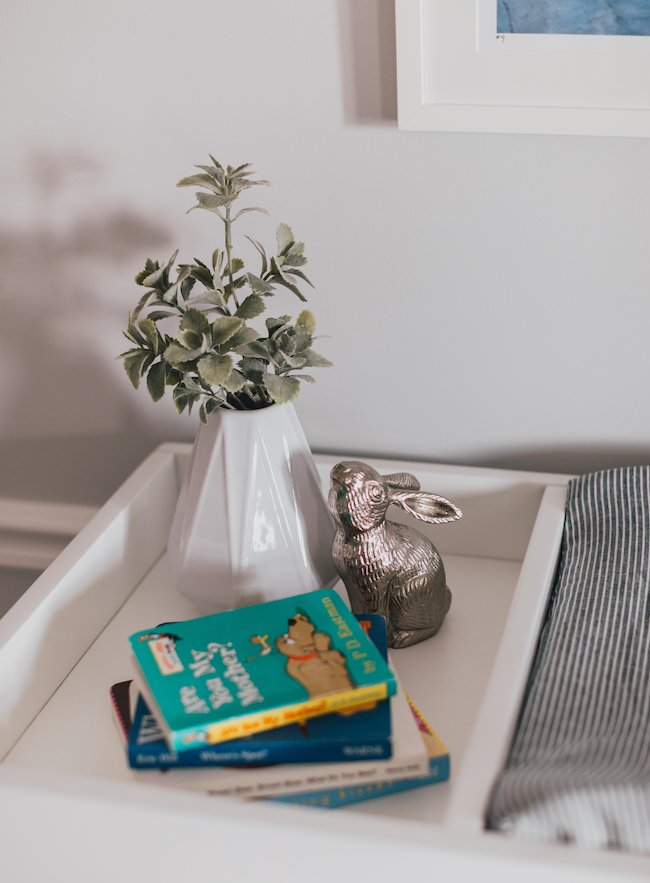 Modern Nursery Changing Table Detail