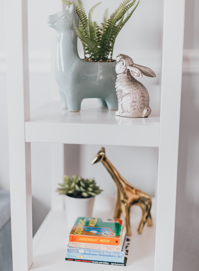 Navy Modern Nursery Storage Bookcase