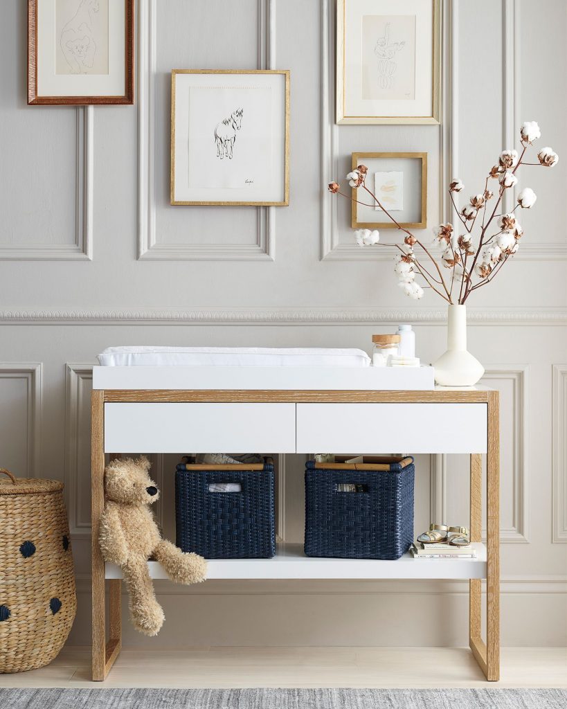 Small Space Nursery Changing Table