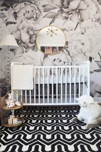 Black and white nursery by Foxy Oxie