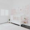 Pink Nature Nursery by Little Crown Interiors