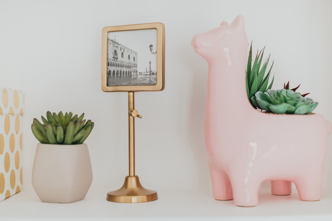 Blush Glam Floral Nursery by Little Crown Interiors