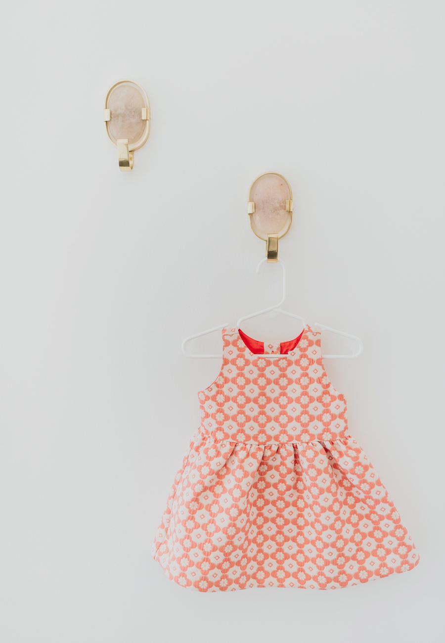 Blush Glam Floral Nursery by Little Crown Interiors