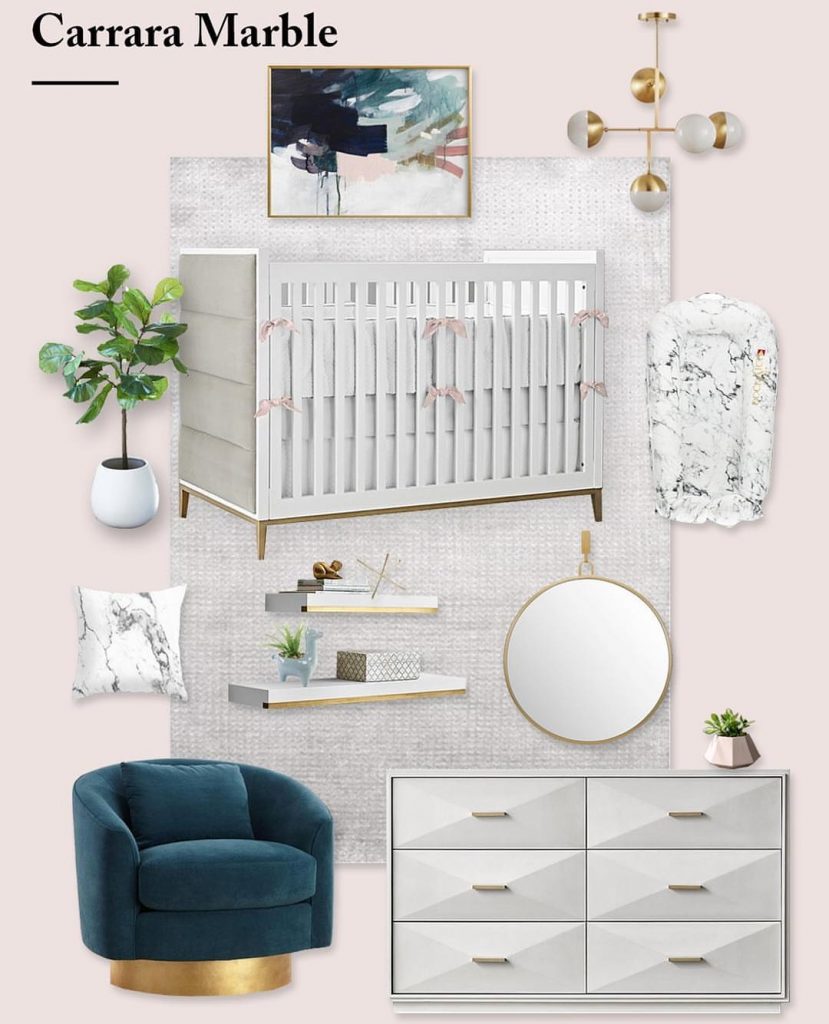 Nursery Trends of 2019: Marble Nursery Decor