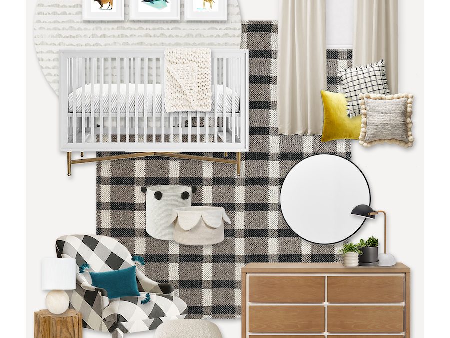 A Plaid Nursery Design (Not Just For Winter Babies)
