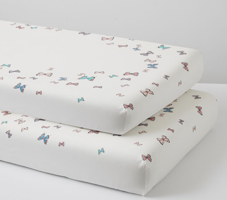 Butterfly Themed Nursery Crib Sheets