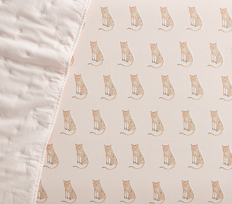 Leopard Crib Sheet