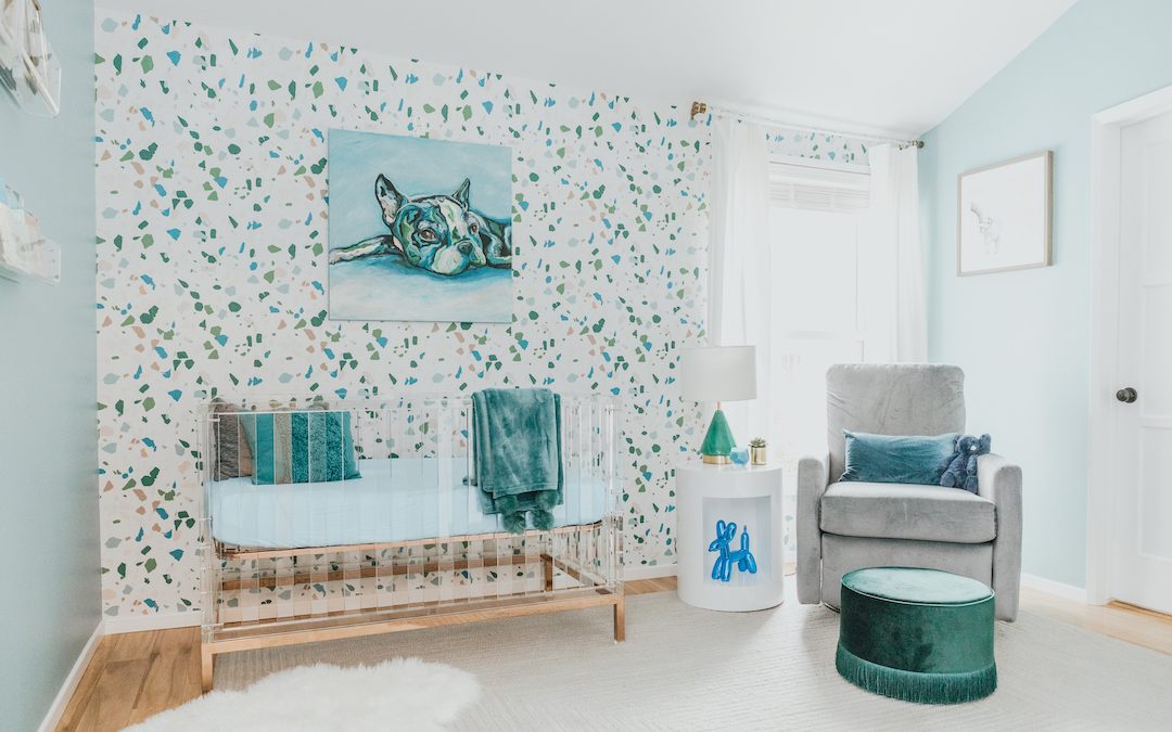 A Modern Boy’s Nursery Reveal with Terrazzo